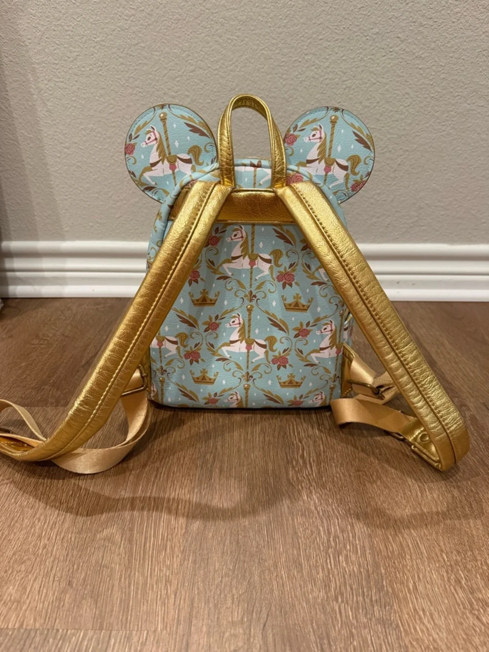RETIRED Loungefly MMMA Prince Charming Regal Carousel Mini Backpack (Used Once) - Picture 9 of 13